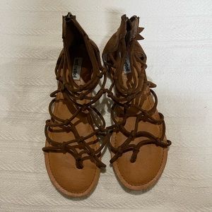 Not Rated Brown Gladiator Sandals